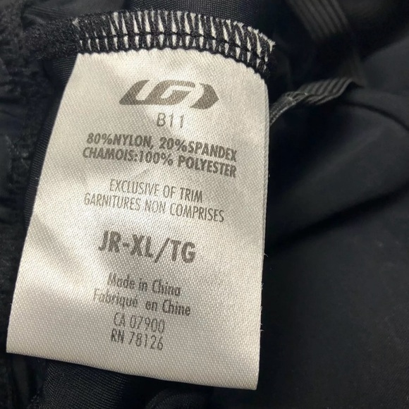 Louis Garneau Bike Shorts Sz JR XL - Picture 4 of 4